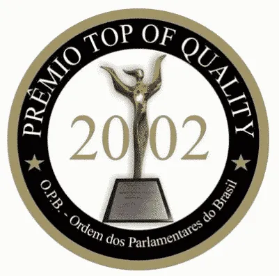 Prêmio Top Quality: Ortogado pela comissão de Premiação das Ordem dos Parlamentares